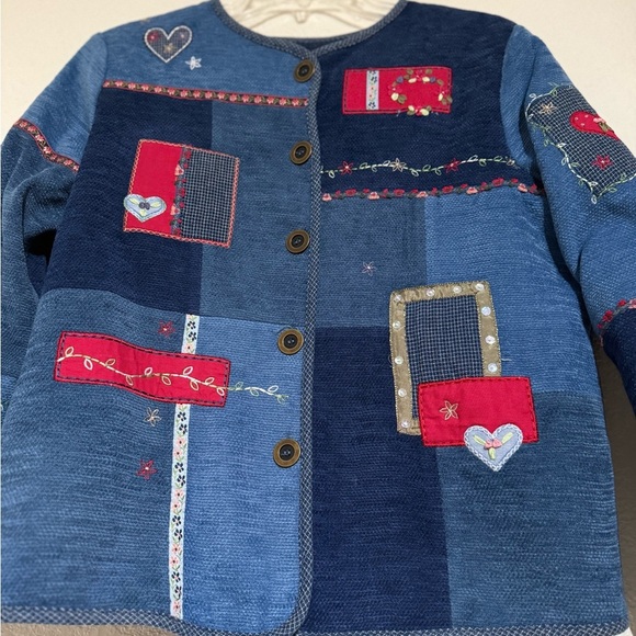 Koret City Blues | Vintage Patchwork Denim Jacket size S - Picture 3 of 5